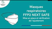 Charger l'image dans la galerie, NextSafe FFP2 Français -  25 Masque sans Graphène